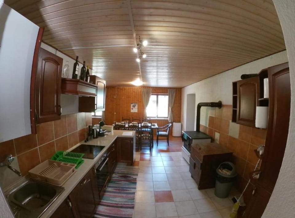 House (mountain view) | Private kitchen | Fridge