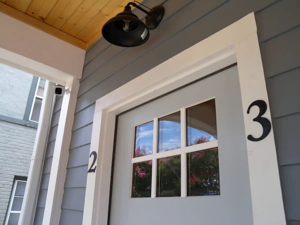 You`ll share an entrance with the next unit but you will have full privacy to your unit!