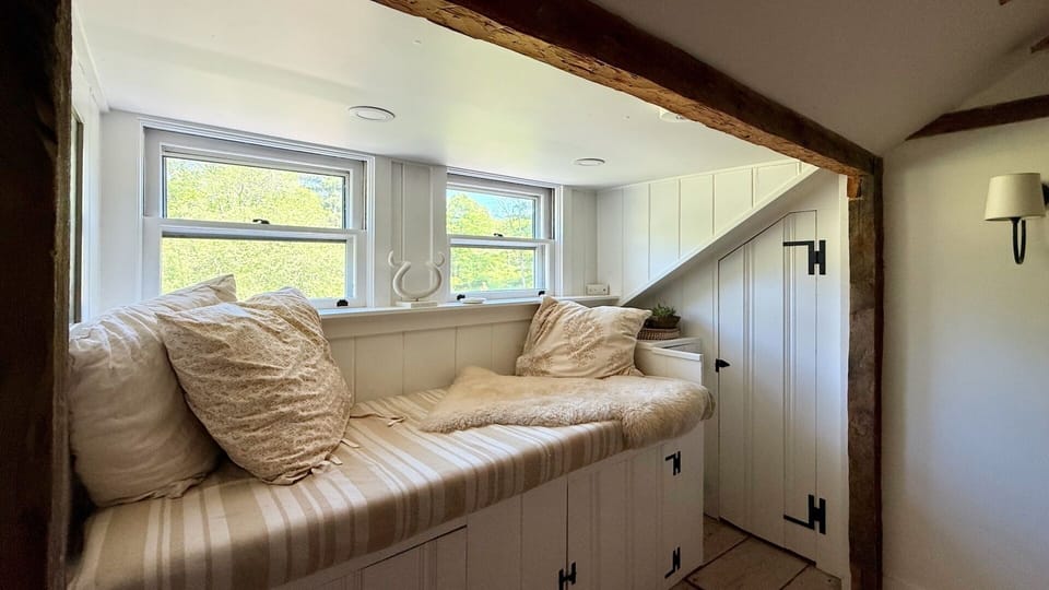 Reading nook on second floor
