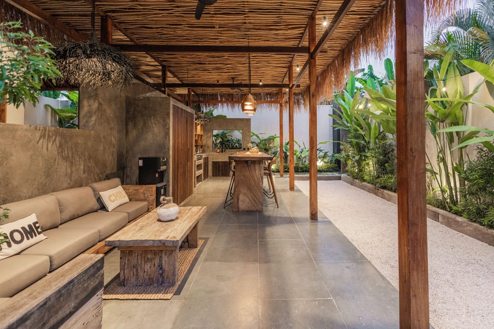 Deluxe Villa, 2 Bedrooms, Private Pool, Pool View | Living area | 32-inch Smart TV with digital channels