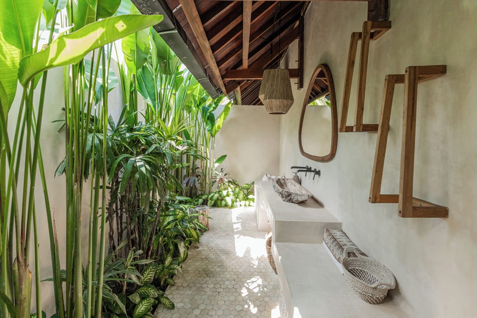 Deluxe Villa, 2 Bedrooms, Private Pool, Pool View | Bathroom | Shower, rainfall showerhead, hair dryer, towels