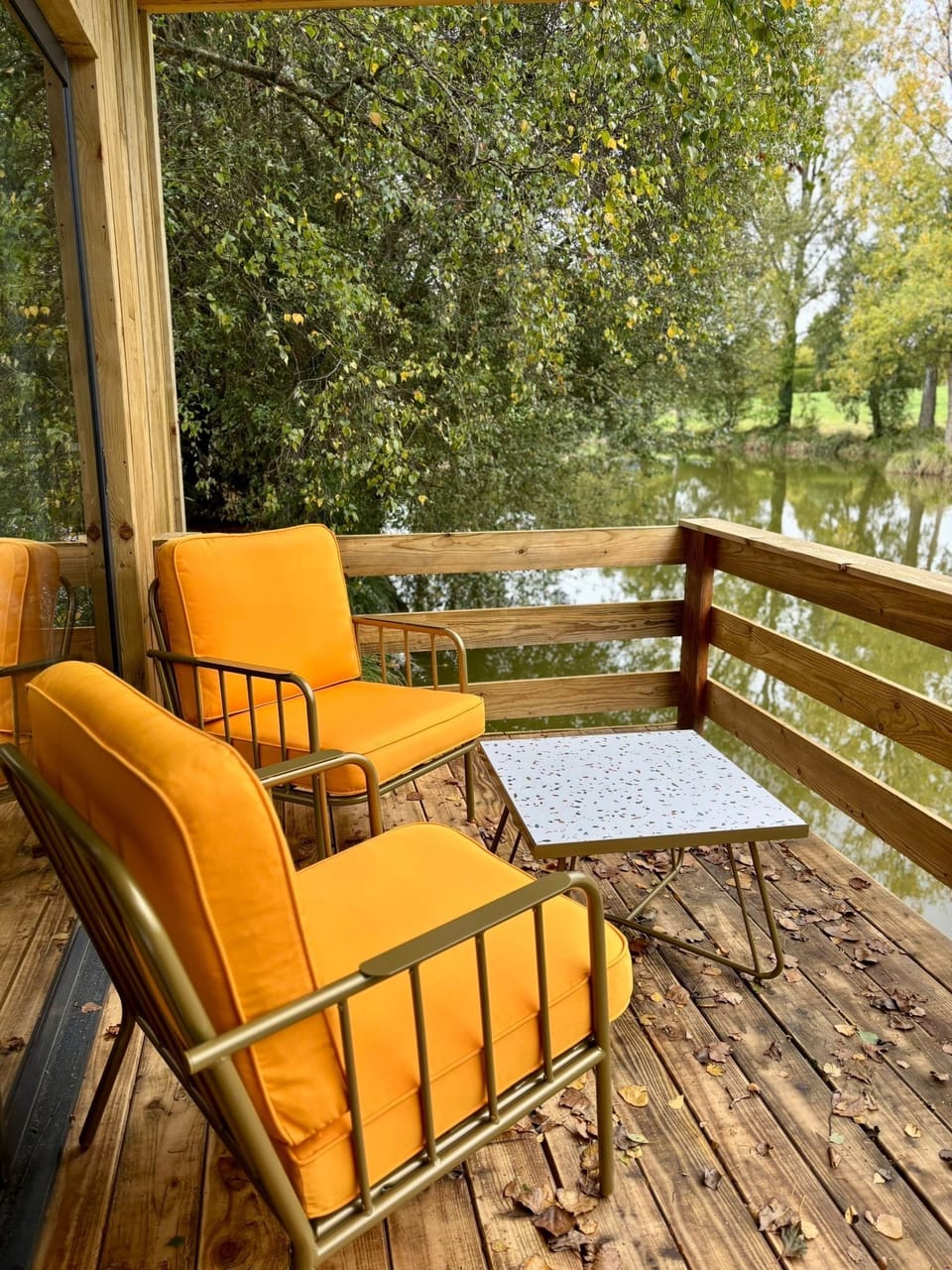 Comfort Cabin, Lake View | Terrace/patio