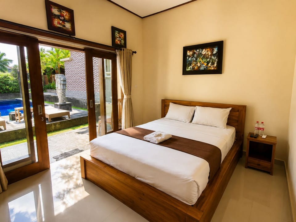 Comfort Double Room, Balcony, Garden View | Desk