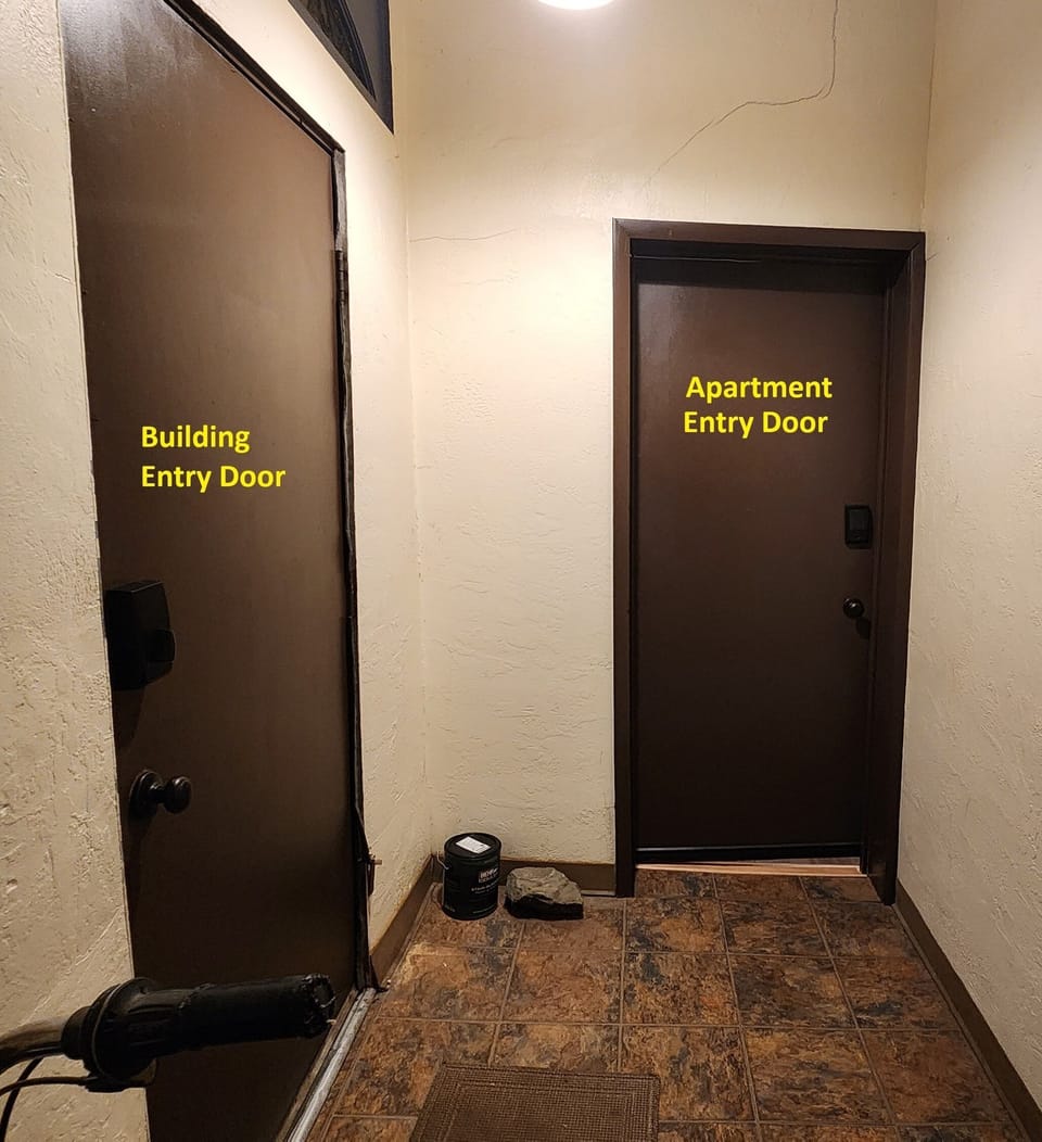 Entry Door to Apartment