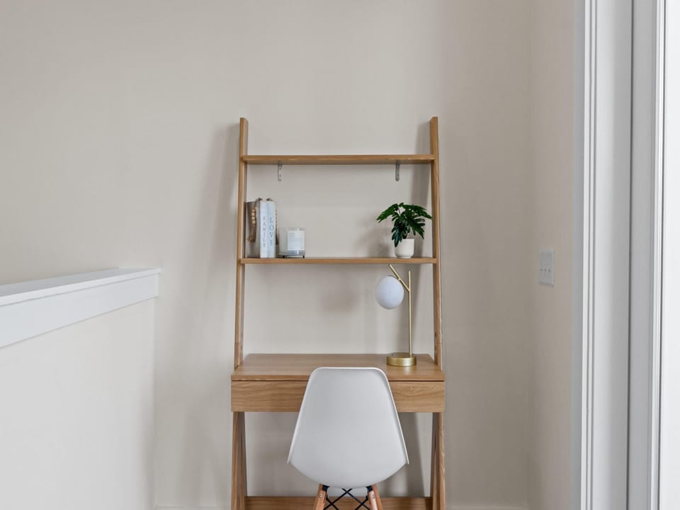 Landing - Desk Area and Balcony Access - Third Floor