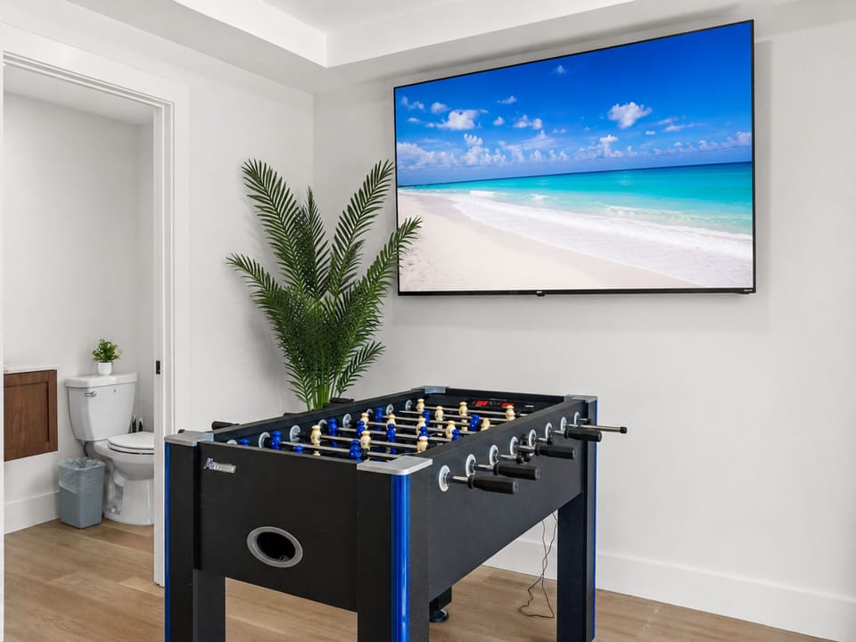 (A) Bonus Room - Smart TV and Foosball - First Floor