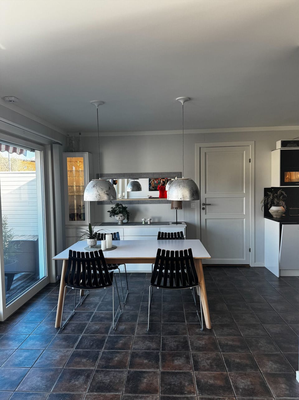 Dining area by the kitchen