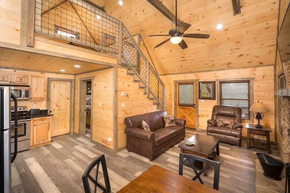 House, 1 King Bed with Sofa bed (Gone Fishing) | Living area
