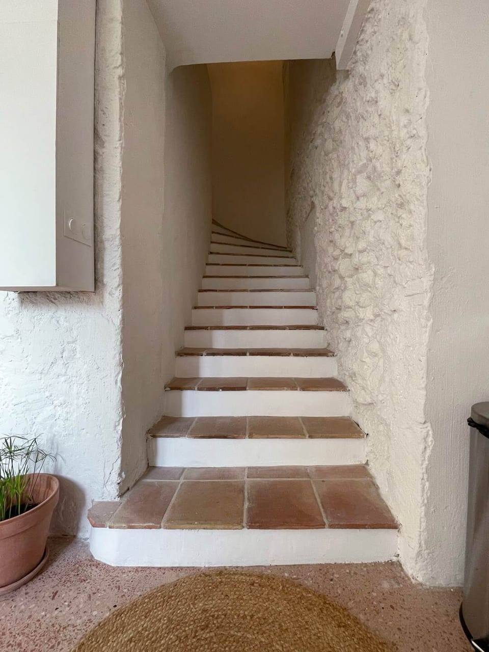 escalier vers les chambres