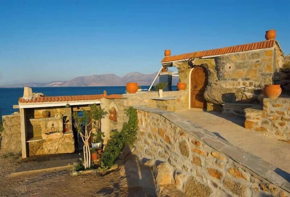 Traditional stonework above the sea