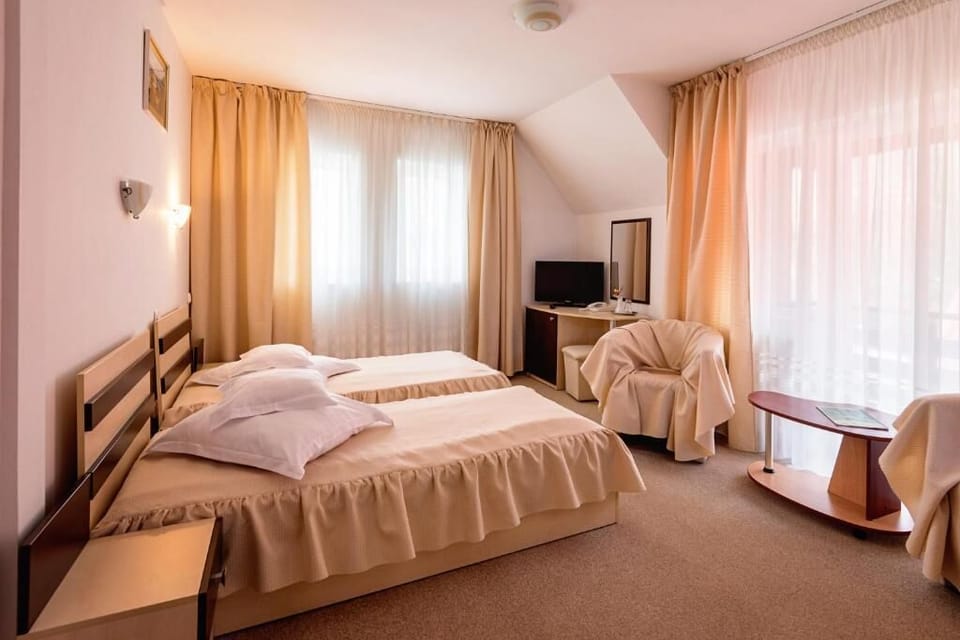 Classic Twin Room, Mountain View | Soundproofing, free WiFi