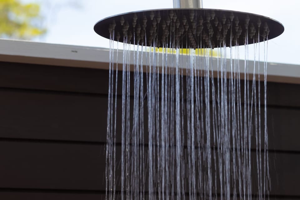 Primary Private Outdoor Shower