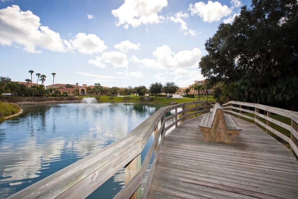 Scenic waterfront trails wind throughout the Canopy Walk community