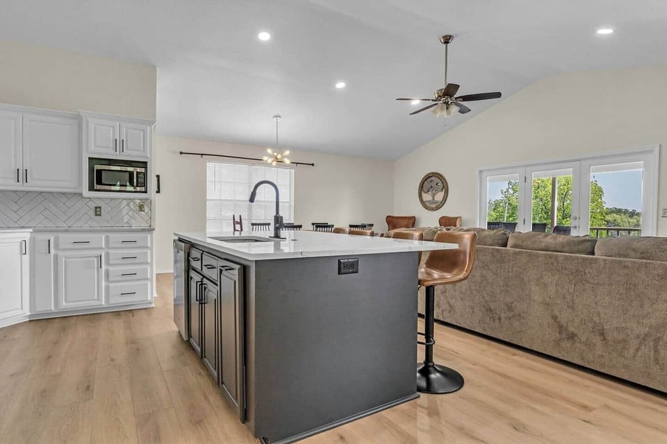 Remodeled open plan