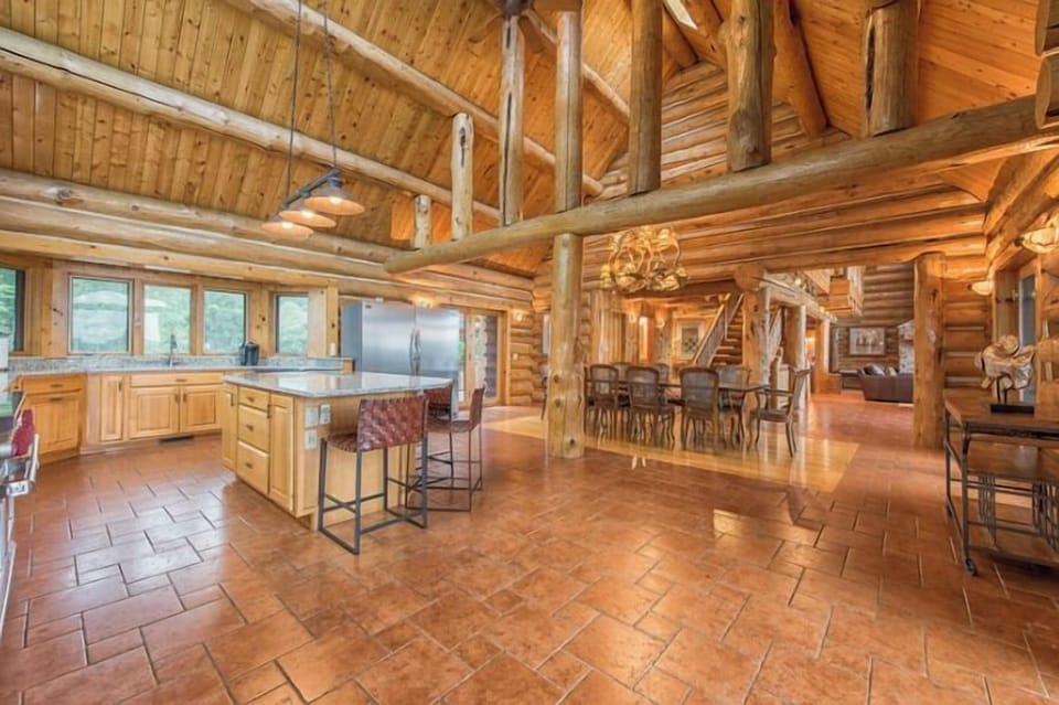 Unforgettable wood detail throughout the home.