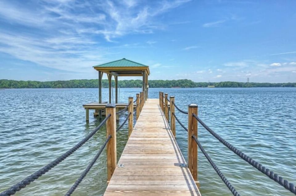 The second dock available for guests to launch their kayak & paddle board or park their rented boat.