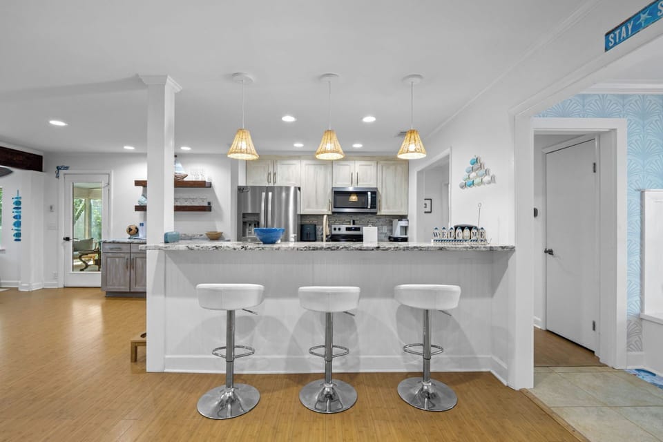 Kitchen with Bar Seating