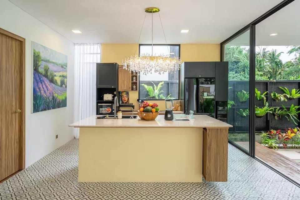Design Villa, 3 Bedrooms, Private Pool | Private kitchen | Microwave, coffee/tea maker, electric kettle, toaster