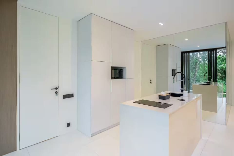 Deluxe Villa, 2 Bedrooms, Private Pool | Private kitchen | Coffee/tea maker, electric kettle, spices