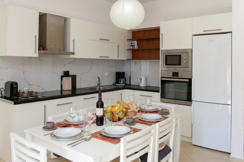 Kitchen and dining area