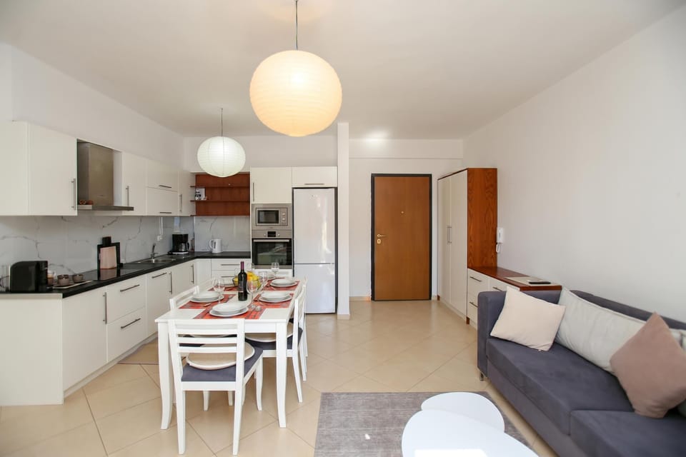 Kitchen and dining area