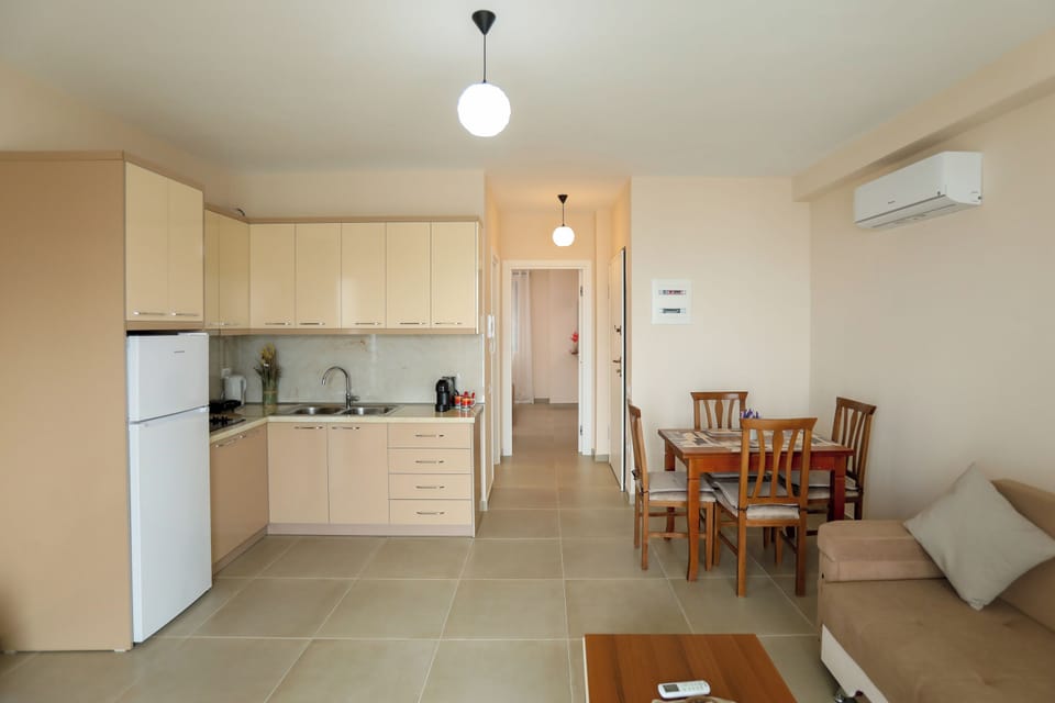 Kitchen and dining area