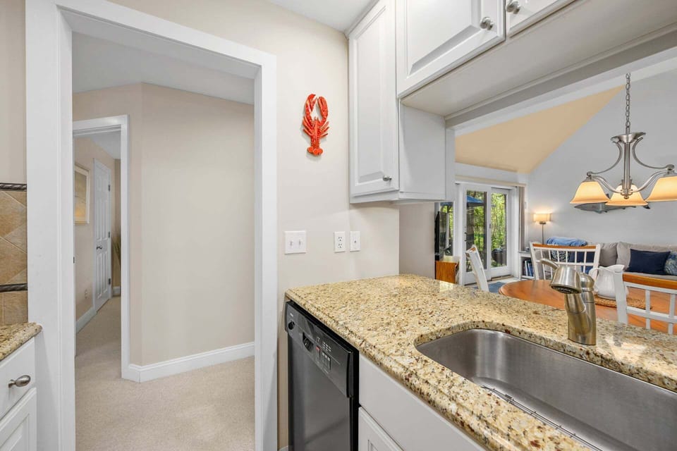 Dishwasher-equipped kitchen, offering added convenience for easy cleanup after meals and effortless everyday living.