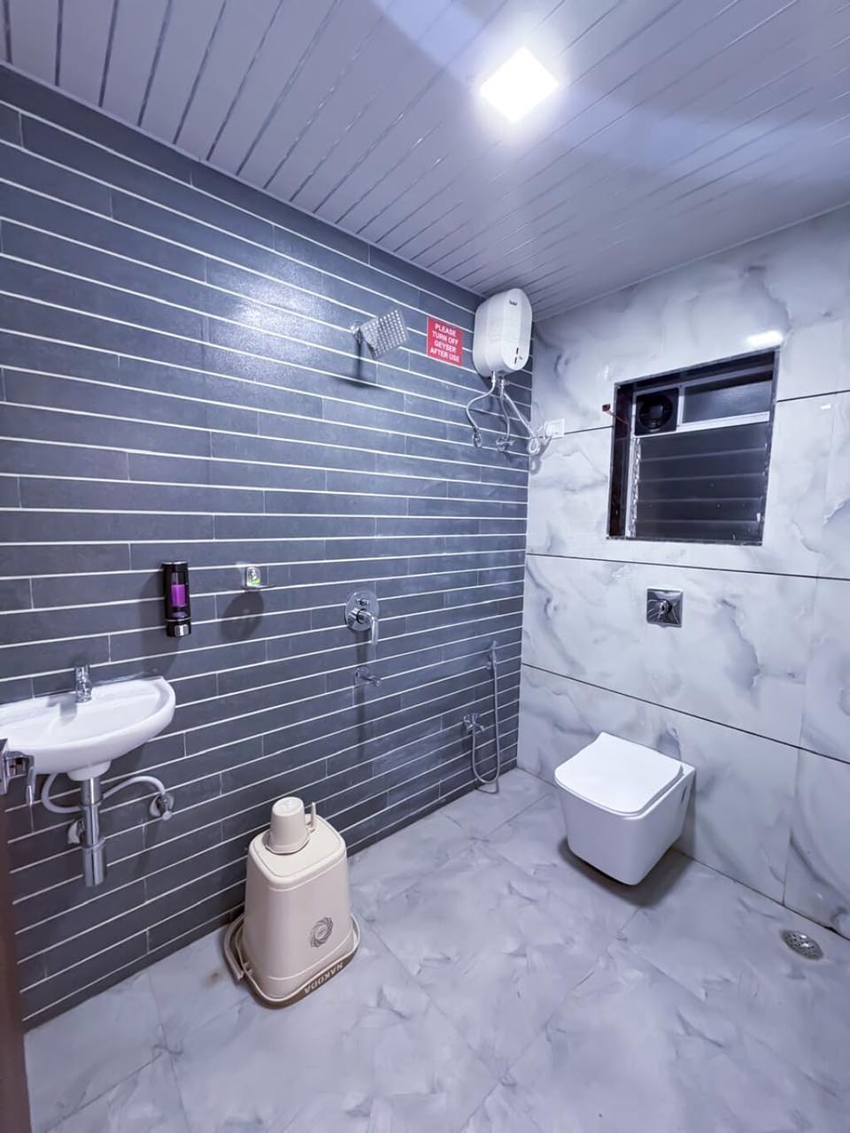Deluxe Double Room | Bathroom | Shower, towels, soap, shampoo