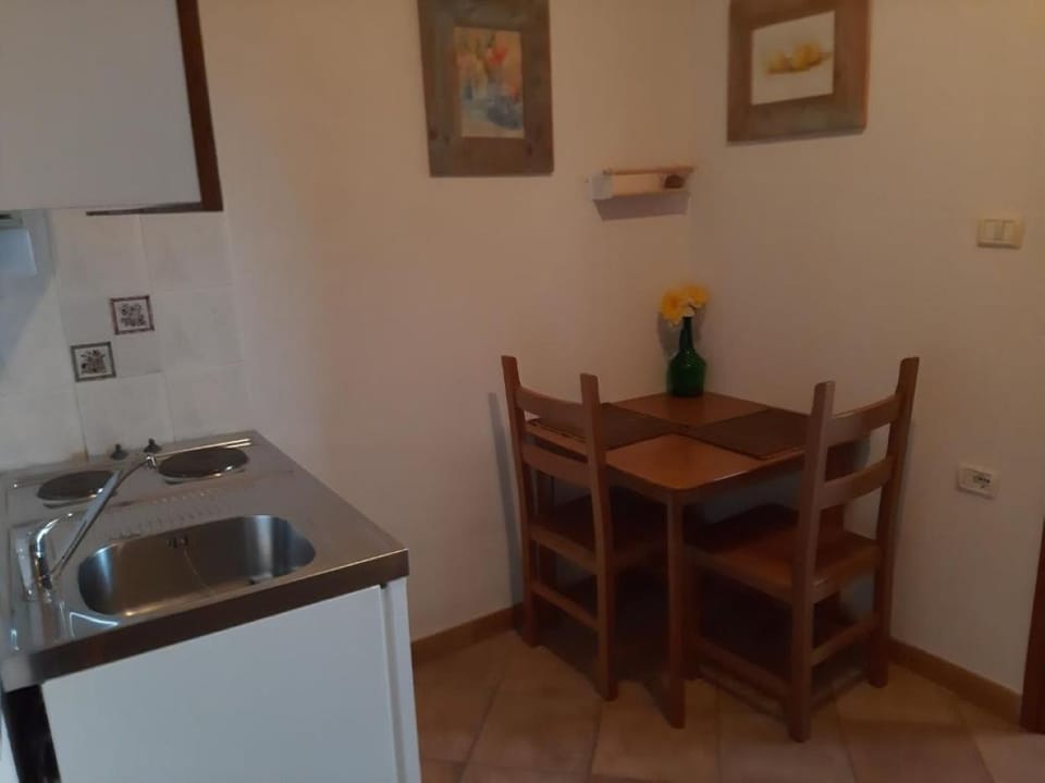 Standard Apartment, Garden View | Private kitchen