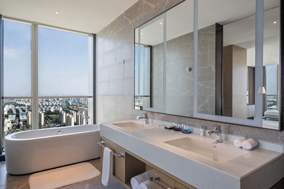 Executive Single Room, Private Bathroom, City View | Bathroom | Hair dryer, slippers, towels, soap