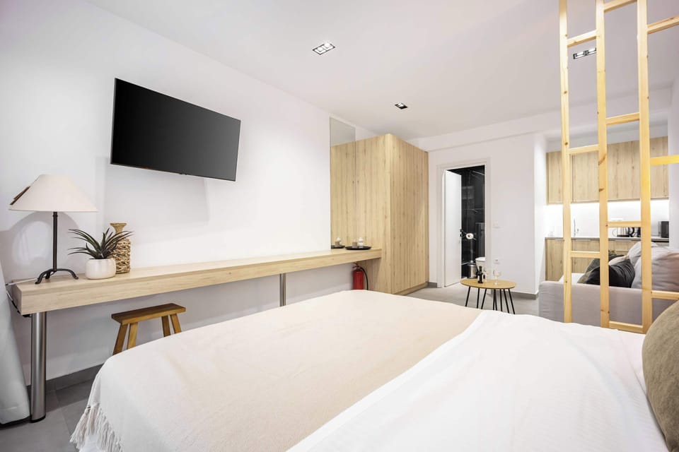 Open layout connects rest and living zones seamlessly, offering a spacious flow that feels airy yet private.