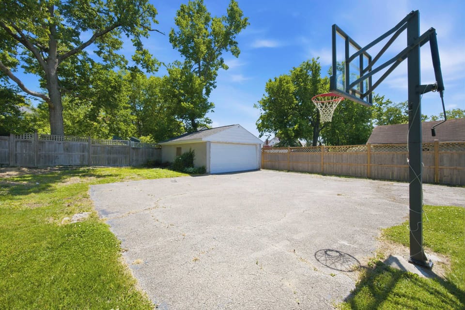 Unleash your competitive side on the backyard basketball court​
