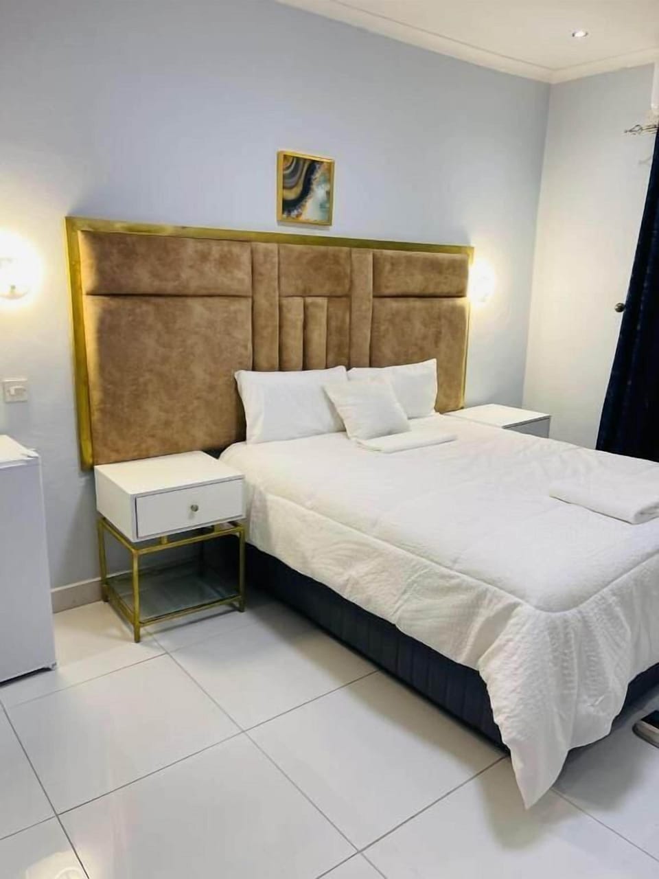 Blackout drapes, iron/ironing board, free WiFi
