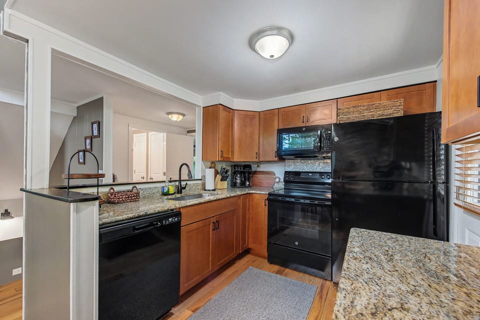 Your fully equipped kitchen with granite counters and modern appliances makes preparing meals effortless. Enjoy all the comforts of home during your stay.