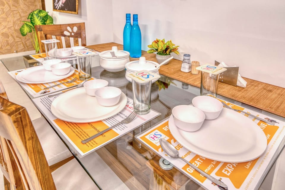 Luxury Apartment, Balcony, City View | Dining