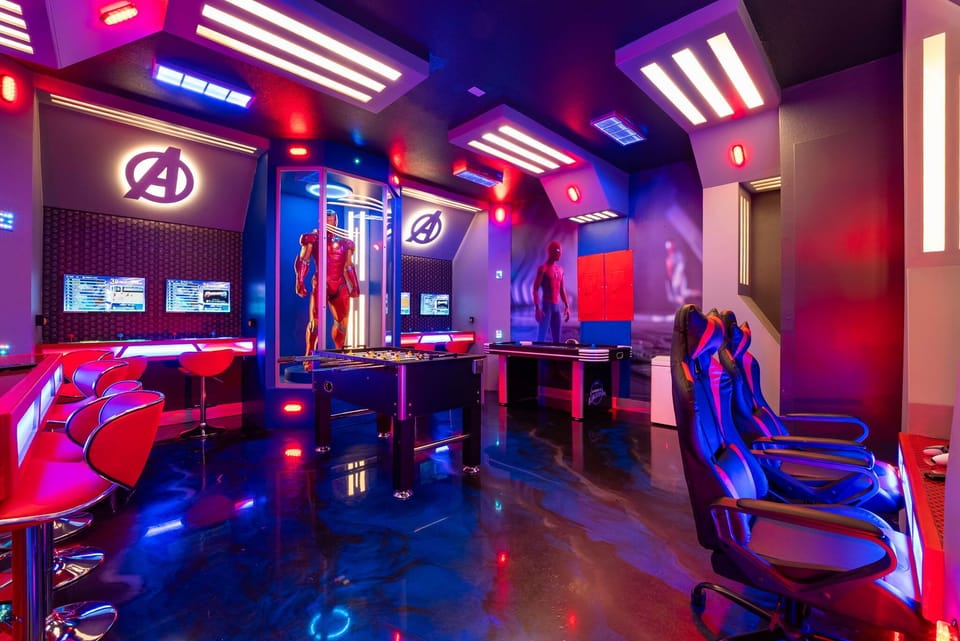 Avengers game room