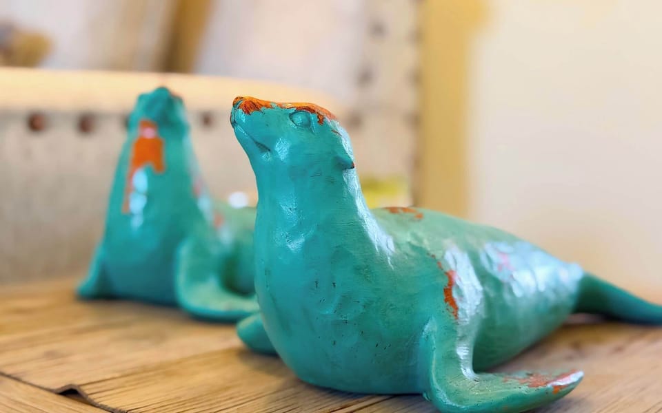 Playful sea-life accents adding a local Cabo touch.