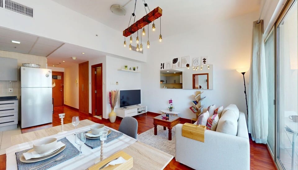 Living Room - Marina View Tower A, Dubai Marina (4)