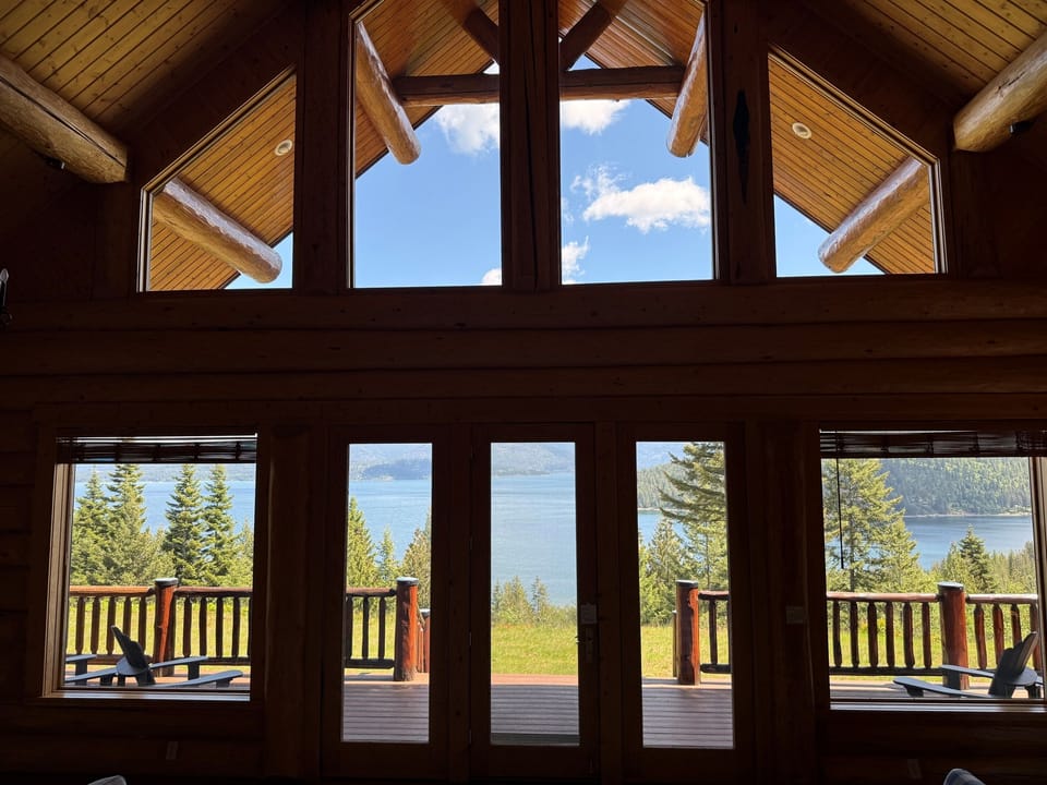 View from sitting area