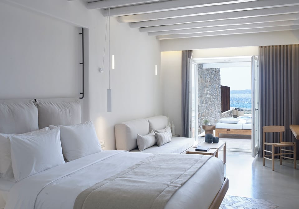 The Coast Beachfront Suite with Jetted Tub | Living area | LCD TV