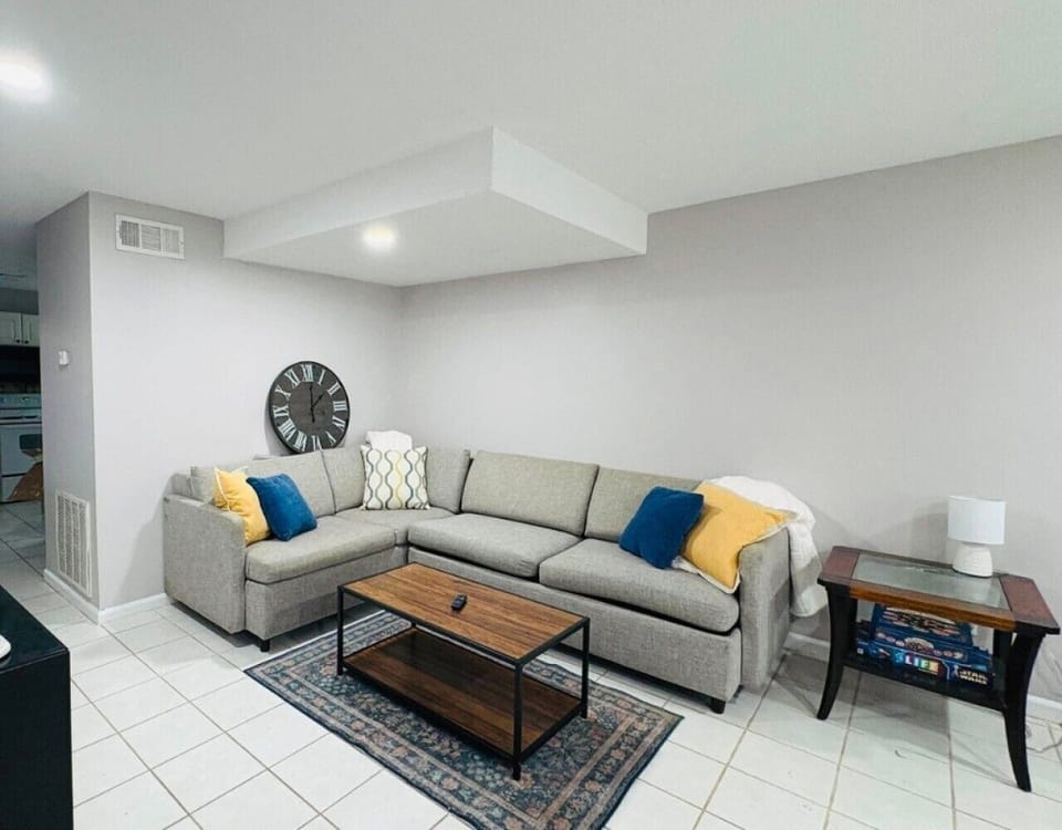 Living area - The perfect spot to unwind, stream your favorite shows, or challenge the family to a board game.