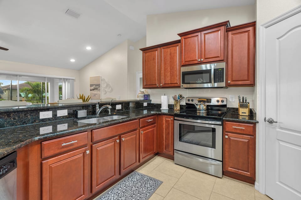 Fully-stocked with all of the pots and pans that you will need!