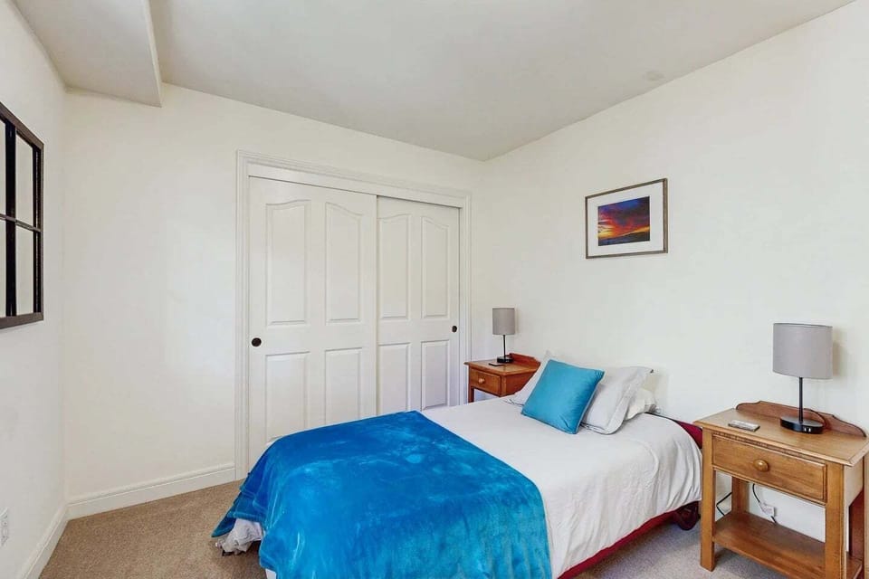Twin size bed.