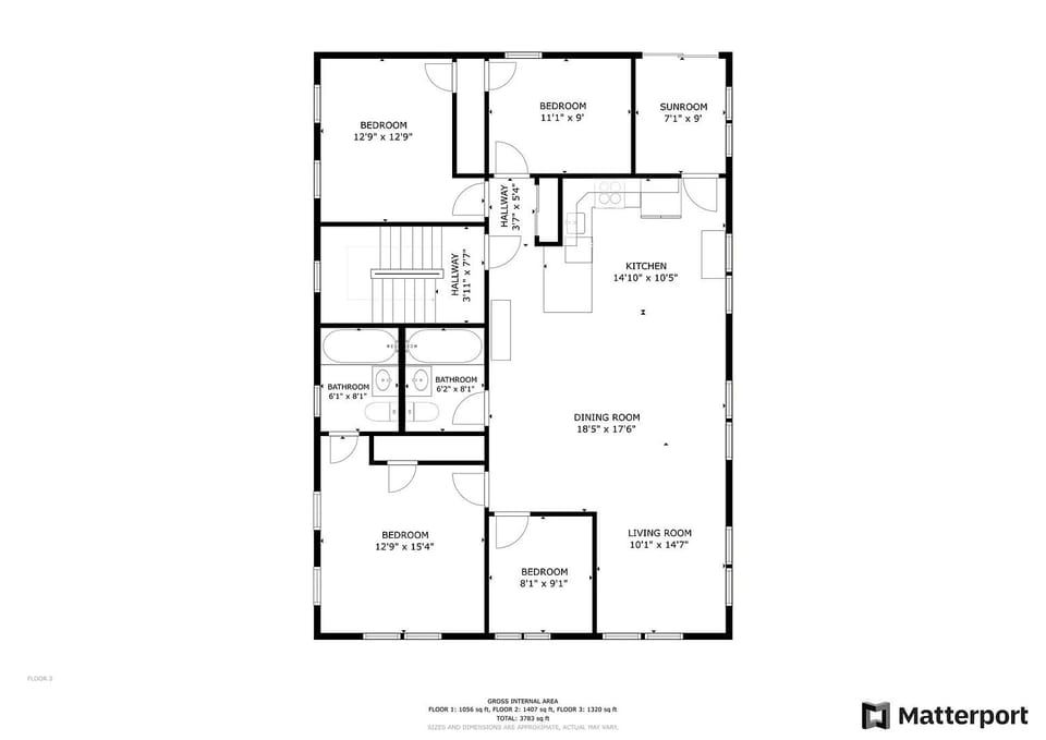 Second Level Floor Plan