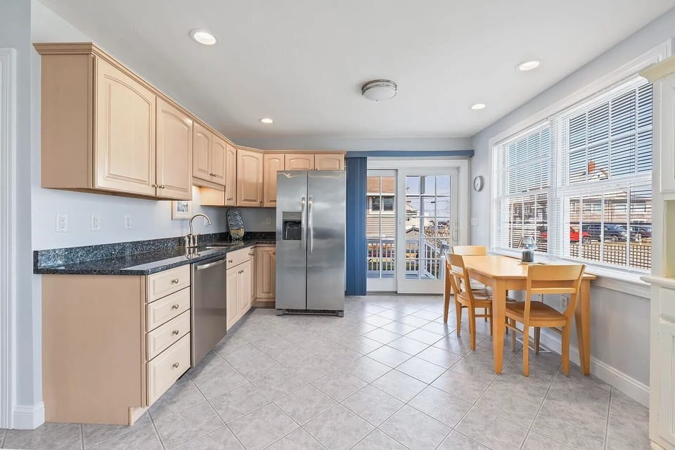 First Floor Kitchenette and Dining Space