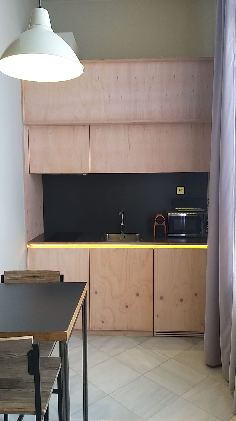 Family Studio (2 adults and 2 children) | Private kitchenette | Fridge, microwave, espresso maker, coffee/tea maker