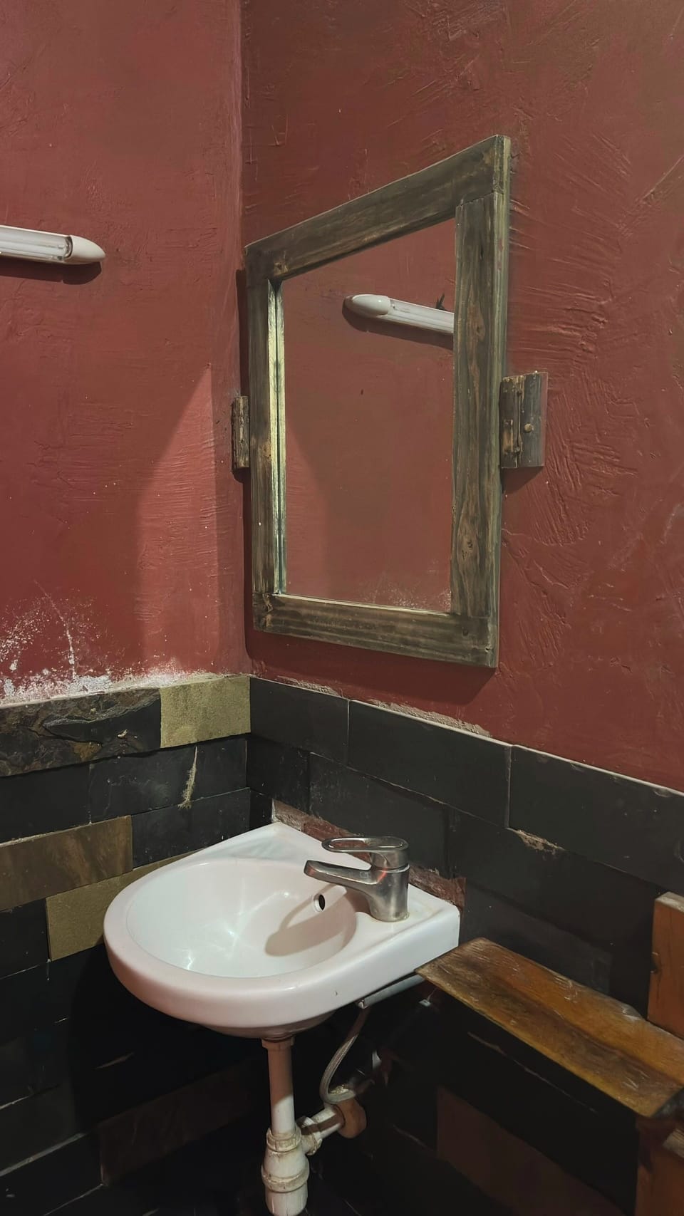 Shower, towels, soap, toilet paper