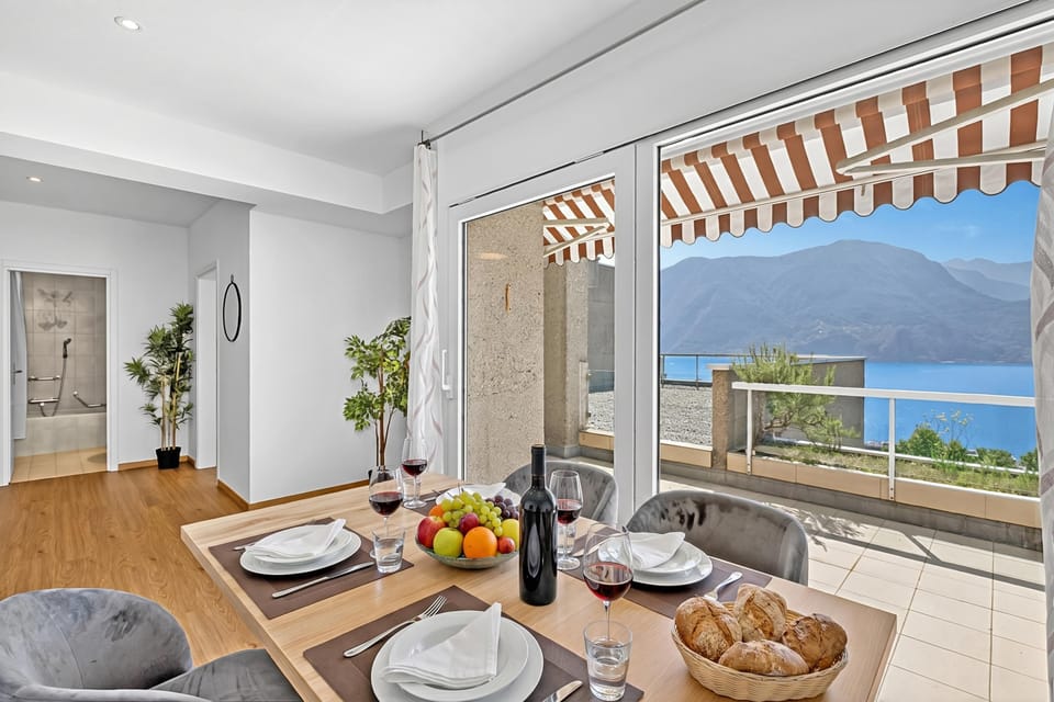 Standard Apartment, 1 Bedroom, Air conditioning (Lugano Sun & View Apartment for 4) | Outdoor dining
