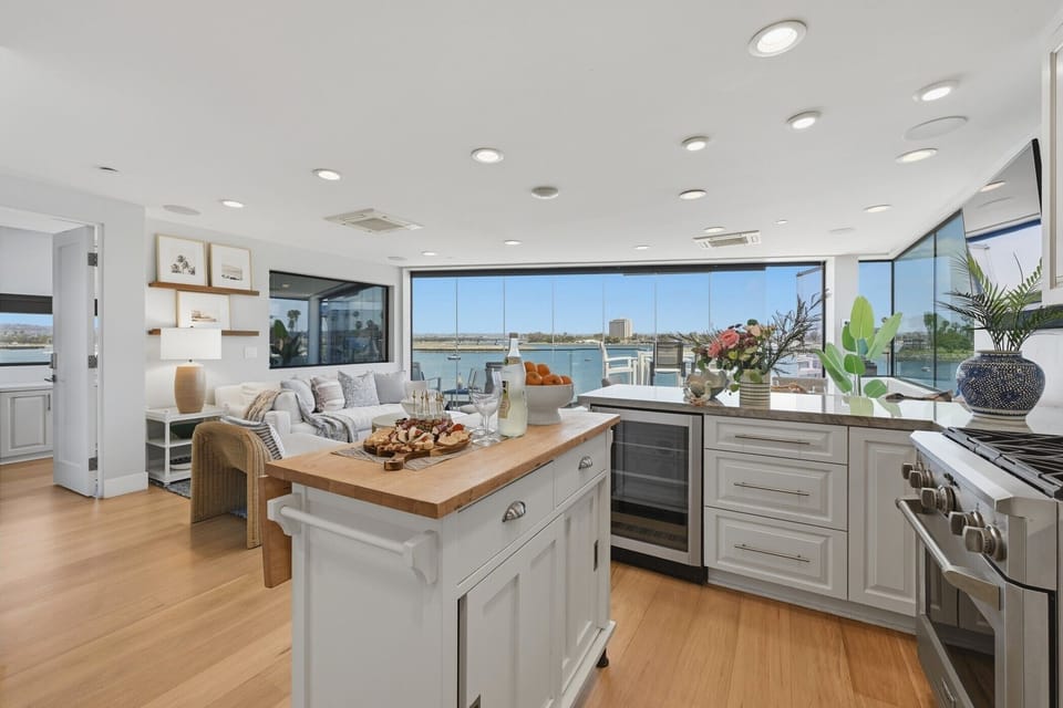 Open-concept living area