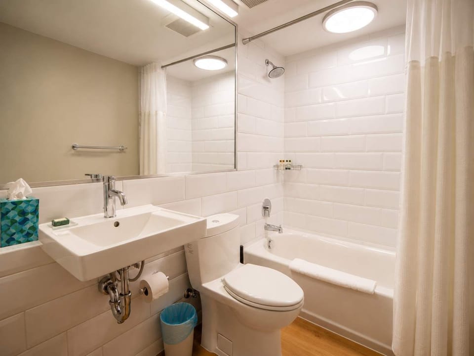 Bathroom #1 with full tub and shower